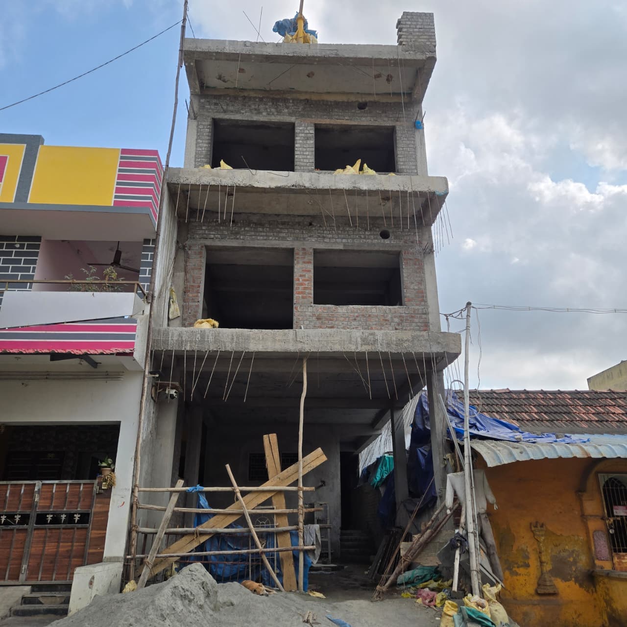 Padmavathy Apartments — site photo, side view